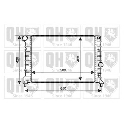 Foto Radiador, refrigeración del motor QUINTON HAZELL QER2112