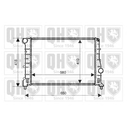 Foto Radiador, refrigeración del motor QUINTON HAZELL QER2113