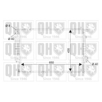 Zdjęcie Chłodnica, układ chłodzenia silnika QUINTON HAZELL QER2123
