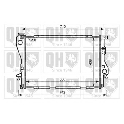 Photo Radiator, engine cooling QUINTON HAZELL QER2124
