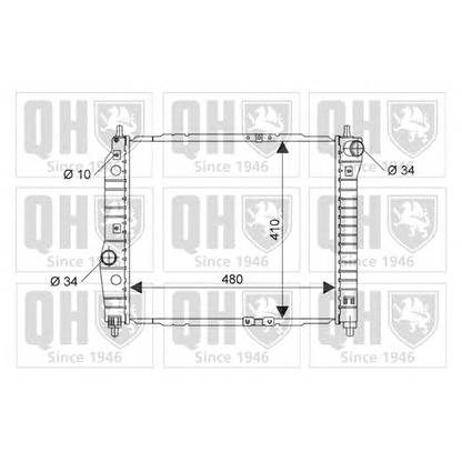 Photo Radiateur, refroidissement du moteur QUINTON HAZELL QER2130