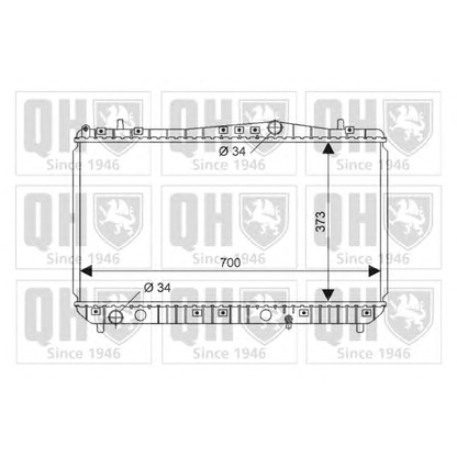 Photo Radiator, engine cooling QUINTON HAZELL QER2133