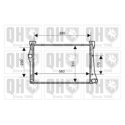 Photo Radiateur, refroidissement du moteur QUINTON HAZELL QER2159