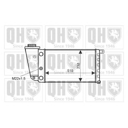 Photo Radiateur, refroidissement du moteur QUINTON HAZELL QER2164