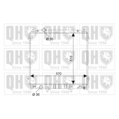 Photo Radiator, engine cooling QUINTON HAZELL QER2196