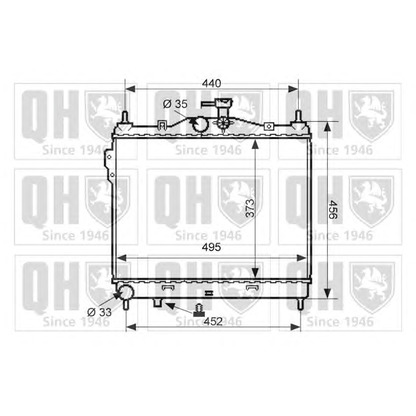 Foto Radiatore, Raffreddamento motore QUINTON HAZELL QER2200