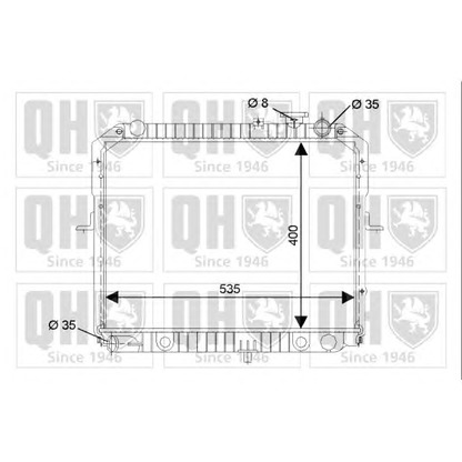 Photo Radiator, engine cooling QUINTON HAZELL QER2211