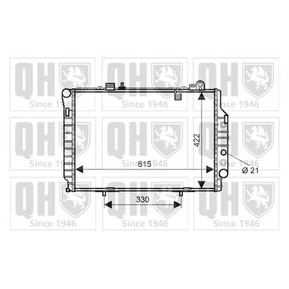 Photo Radiator, engine cooling QUINTON HAZELL QER2238