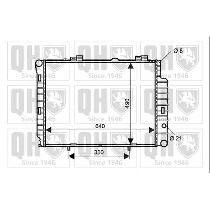 Foto Radiador, refrigeración del motor QUINTON HAZELL QER2245