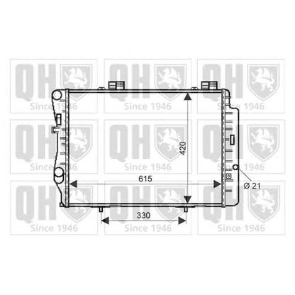 Photo Radiateur, refroidissement du moteur QUINTON HAZELL QER2248