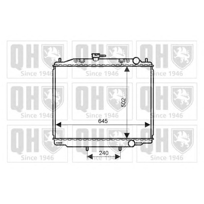 Foto Radiador, refrigeración del motor QUINTON HAZELL QER2257