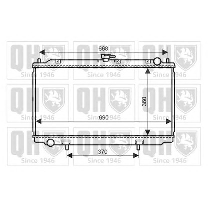 Foto Radiador, refrigeración del motor QUINTON HAZELL QER2259