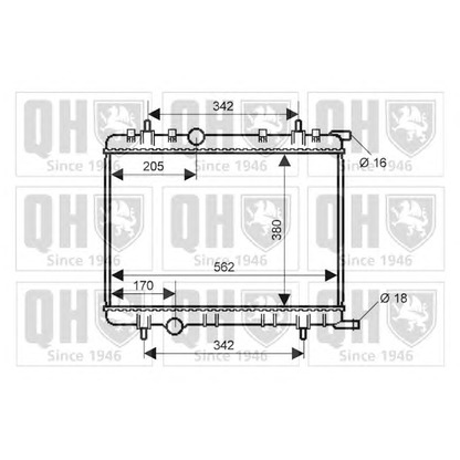 Photo Radiateur, refroidissement du moteur QUINTON HAZELL QER2287