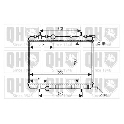 Photo Radiateur, refroidissement du moteur QUINTON HAZELL QER2288