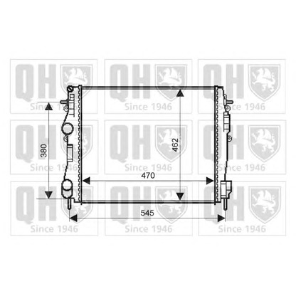 Фото Радиатор, охлаждение двигателя QUINTON HAZELL QER2293