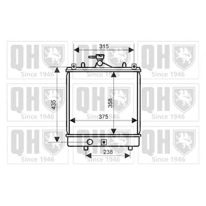 Zdjęcie Chłodnica, układ chłodzenia silnika QUINTON HAZELL QER2310