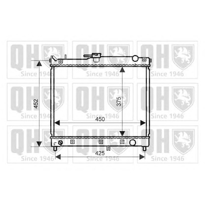 Photo Radiator, engine cooling QUINTON HAZELL QER2313