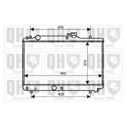 Photo Radiateur, refroidissement du moteur QUINTON HAZELL QER2314