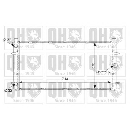 Photo Radiator, engine cooling QUINTON HAZELL QER2363