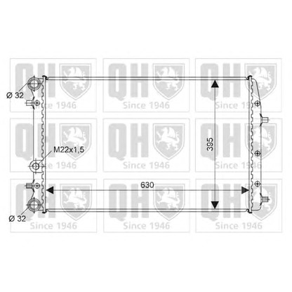 Photo Radiator, engine cooling QUINTON HAZELL QER2368