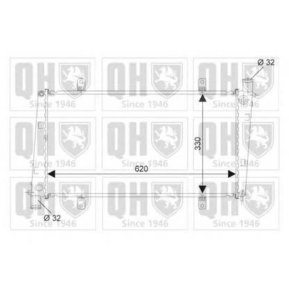 Photo Radiator, engine cooling QUINTON HAZELL QER2373