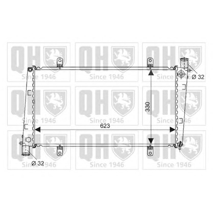 Photo Radiateur, refroidissement du moteur QUINTON HAZELL QER2375