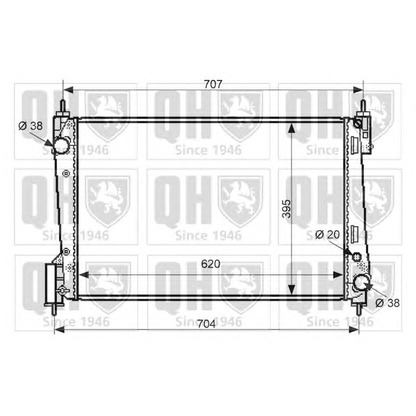 Photo Radiateur, refroidissement du moteur QUINTON HAZELL QER2389