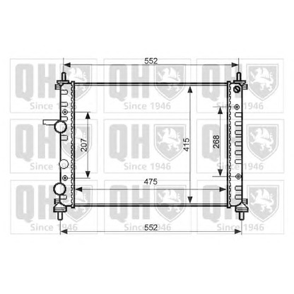 Photo Radiator, engine cooling QUINTON HAZELL QER2394