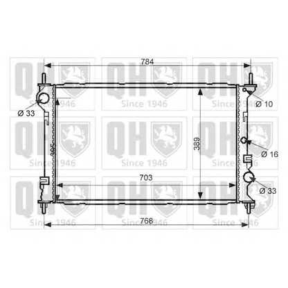 Photo Radiator, engine cooling QUINTON HAZELL QER2399