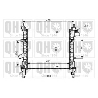 Photo Radiateur, refroidissement du moteur QUINTON HAZELL QER2403