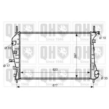 Photo Radiator, engine cooling QUINTON HAZELL QER2404