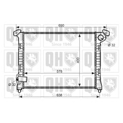 Foto Radiatore, Raffreddamento motore QUINTON HAZELL QER2431