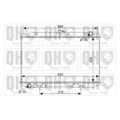 Photo Radiator, engine cooling QUINTON HAZELL QER2444