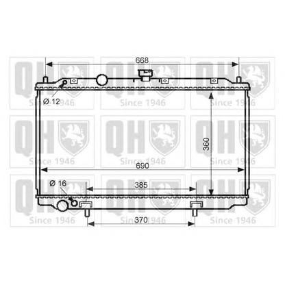 Photo Radiateur, refroidissement du moteur QUINTON HAZELL QER2449