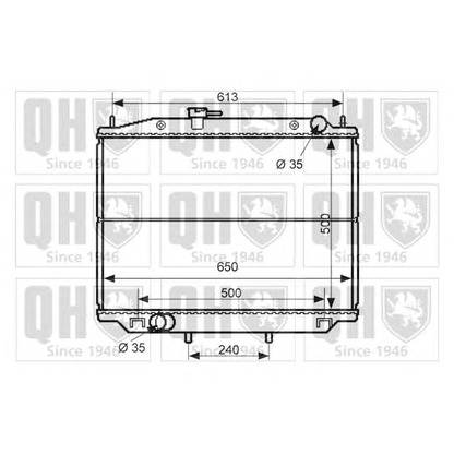 Foto Radiatore, Raffreddamento motore QUINTON HAZELL QER2454