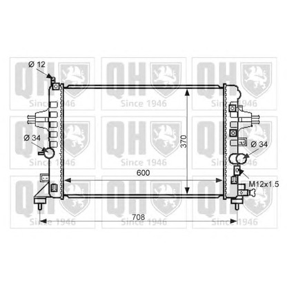 Photo Radiator, engine cooling QUINTON HAZELL QER2461