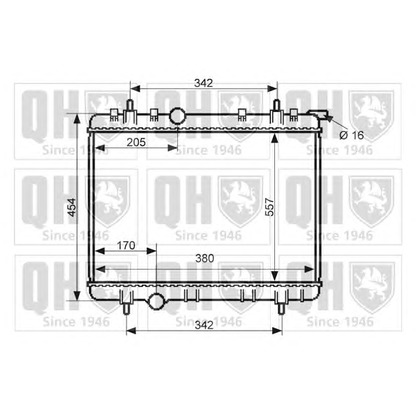 Foto Radiatore, Raffreddamento motore QUINTON HAZELL QER2483