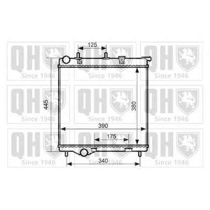 Foto Radiatore, Raffreddamento motore QUINTON HAZELL QER2489