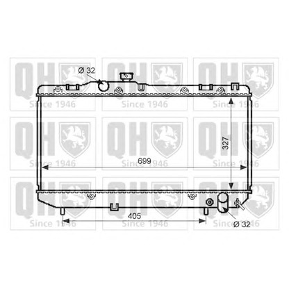Фото Радиатор, охлаждение двигателя QUINTON HAZELL QER2509