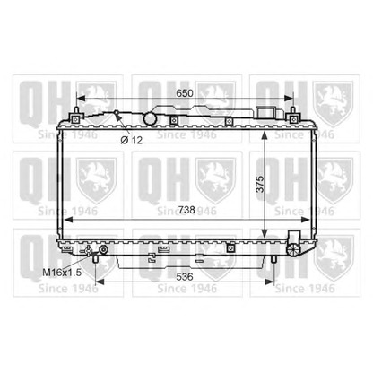 Foto Radiador, refrigeración del motor QUINTON HAZELL QER2521