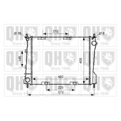 Foto Radiador, refrigeración del motor QUINTON HAZELL QER2547