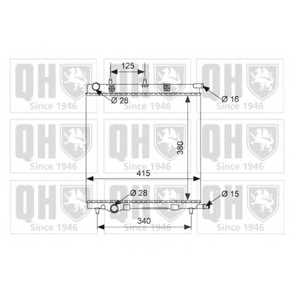 Photo Radiateur, refroidissement du moteur QUINTON HAZELL QER2548