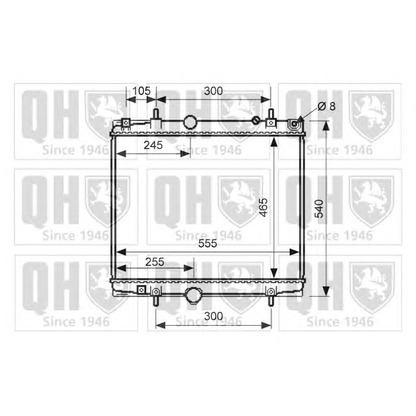 Photo Radiator, engine cooling QUINTON HAZELL QER2592