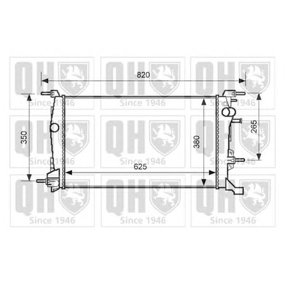 Фото Радиатор, охлаждение двигателя QUINTON HAZELL QER2599