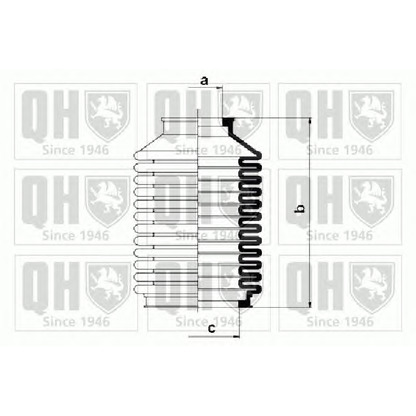 Photo Bellow Set, steering QUINTON HAZELL QG1083