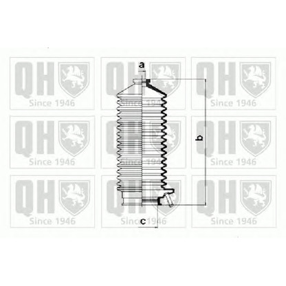 Photo Bellow Set, steering QUINTON HAZELL QG1232