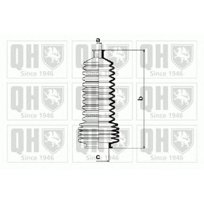 Photo Bellow Set, steering QUINTON HAZELL QG1459