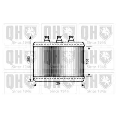 Foto Scambiatore calore, Riscaldamento abitacolo QUINTON HAZELL QHR2044