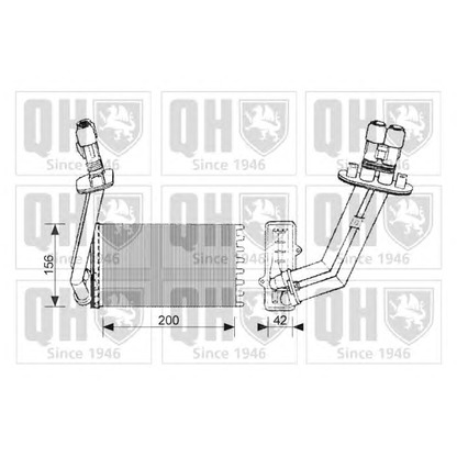 Zdjęcie Wymiennik ciepła, ogrzewanie wnętrza QUINTON HAZELL QHR2049