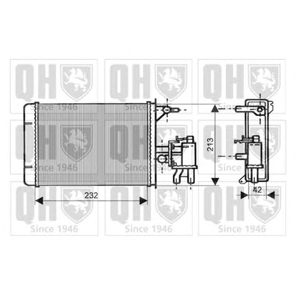 Foto Wärmetauscher, Innenraumheizung QUINTON HAZELL QHR2063